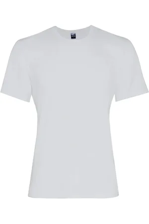 Boggi Milano Koszulki, Mężczyzna, Biały, L, Bawełna, Elastyczny T-shirt z dżerseju bawełnianego