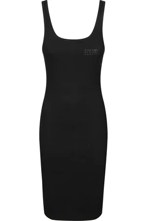 Maison Margiela Sukienki, Kobieta, Czarny, M, Elegancka Mini Sukienka dla Kobiet