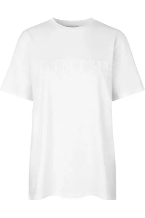 Munthe Koszulki, Kobieta, Biały, S, Bawełna, Pumpkin Toppe T-Shirt