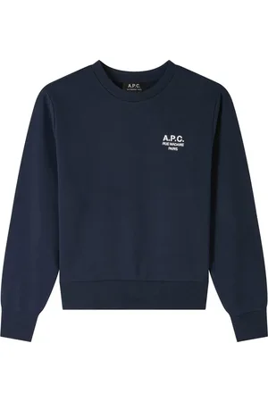 A.P.C. Bluzy, Kobieta, Niebieski, XL, Bawełna, Bluza Rue Madame
