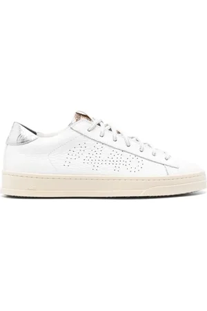 P448 Buty, Kobieta, Biały, 40 EU, Skóra, Jack Low Top Sneakers