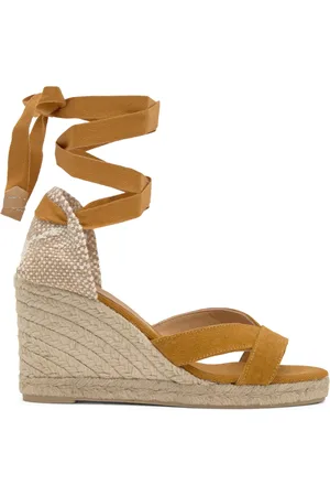 Castaner Buty, Kobieta, Żółty, 37 EU, Koturny Z Obcasem 9 CM