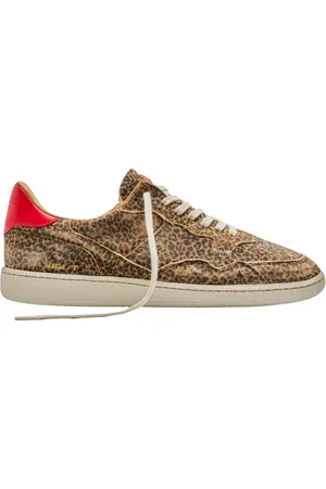 Hidnander Buty, Kobieta, brązowy, 36 EU, Sneakersy we wzór zwierzęcy