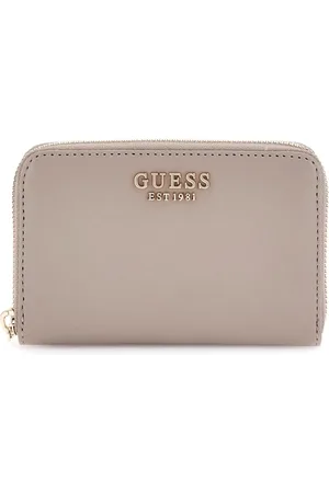 Guess Akcesoria, Kobieta, brązowy, ONE SIZE, Mały portfel z zamkiem Laurel