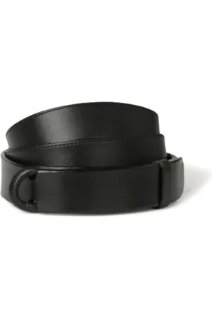 Orciani Akcesoria, Mężczyzna, Czarny, ONE SIZE, Skóra, Pasek Bull Nero