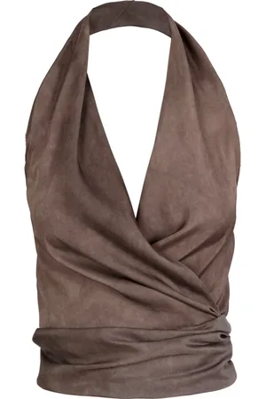 Cortana Koszulki, Kobieta, brązowy, M, Ave, top halter kakao maltinto