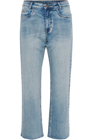 My Essential Wardrobe Jeansy, Kobieta, Niebieski, W26 L28, Bawełna, Jeansyy High Straight Y