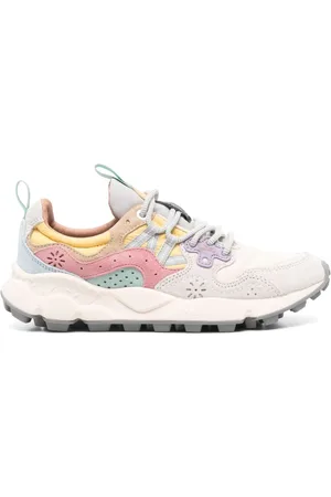 Flower Mountain Buty, Kobieta, Wielobarwność, 37 EU, Nylon, Różowe Sneakersy
