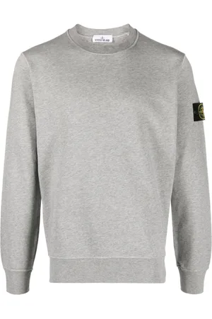 Stone Island Bluzy, Mężczyzna, Szary, L, Szare Swetry dla Mężczyzn
