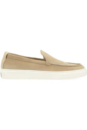 Woolrich Buty, Mężczyzna, Beżowy, 41 EU, Zamsz, Zamszowy Mokasyn Slip-On Mężczyzna