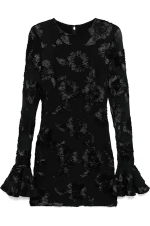 ROTATE Sukienki, Kobieta, Czarny, S, Elegancka Czarna Sukienka dla Kobiet