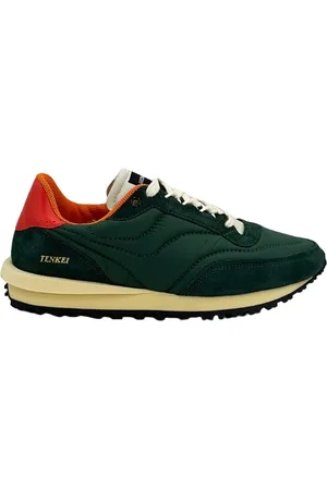 Hidnander Buty, Mężczyzna, Zielony, 42 EU, Skóra, Verde Sneaker - Tenkei Track