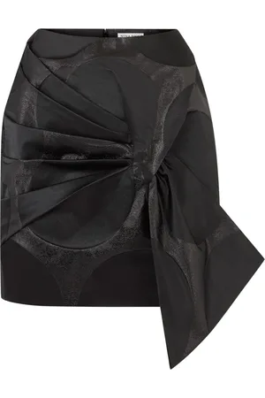 Nina Ricci Spódnice, Kobieta, Czarny, 2XS, Mini Spódniczka z Kokardą