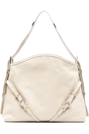 Givenchy Torebki, Kobieta, Beżowy, ONE SIZE, Skóra, Voyou Shoulder Bag