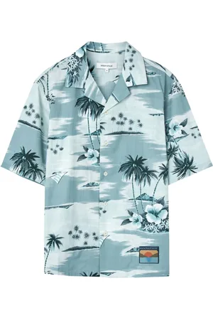 Maison Kitsuné Koszule, Mężczyzna, Wielobarwność, M, Resort Shirt