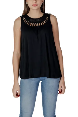 B YOUNG Koszulki, Kobieta, Czarny, M, Wiosna/Lato Damskie T-shirty i Kanwa