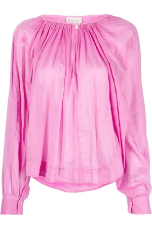 FORTE FORTE Bluzki, Kobieta, Różowy, L, Bawełna, Bohemian Cocoon Shirt
