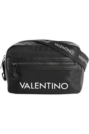 Valentino by Mario Valentino Torebki, Mężczyzna, Czarny, ONE SIZE, Len, Torba na ramię męska Kylo Czarna
