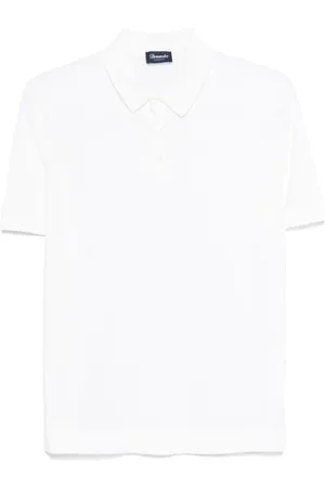 DRUMOHR Koszulki, Mężczyzna, Biały, XL, Białe T-shirty i Pola