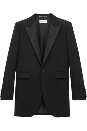 Saint Laurent Kurtki, Kobieta, Czarny, M, Elegancki Blezer dla Stylowego Wyglądu