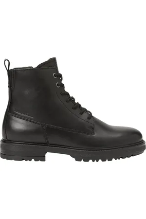 Marc O’ Polo Buty, Mężczyzna, Czarny, 41 EU, Skóra, Skórzane botki