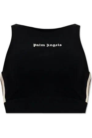 Palm Angels Koszulki, Kobieta, Czarny, S, Top Treningowy