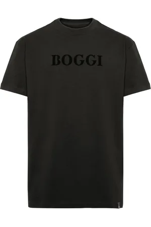 Boggi Milano Koszulki, Mężczyzna, Czarny, S, Bawełna, Bawełniany T-shirt Jersey