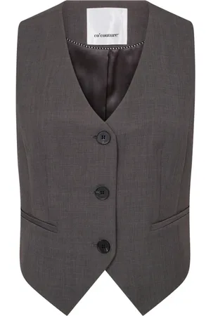Co`Couture Kurtki, Kobieta, Szary, L, Kamizelka Tailor