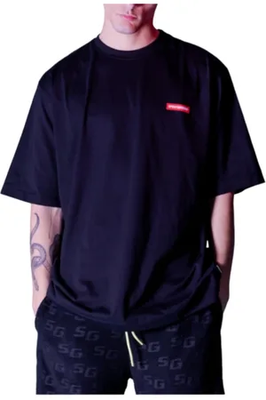 Sprayground Koszulki, Mężczyzna, Czarny, S, Bawełna, T-shirty i Polo
