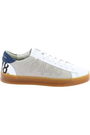 P448 Buty, Mężczyzna, Biały, 40 EU, Skóra, Jack C Sneakers