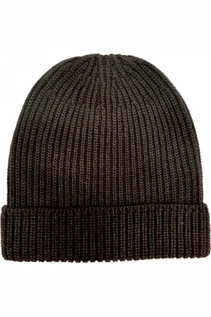 FILIPPO DE LAURENTIIS Akcesoria, unisex, Czarny, ONE SIZE, Beżowy wełniany kapelusz