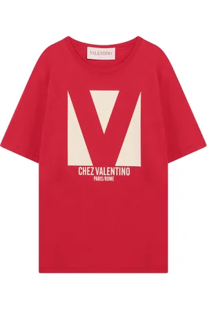 VALENTINO GARAVANI Koszulki, Mężczyzna, Czerwony, M, Bawełna, T-shirt z krótkim rękawem i okrągłym dekoltem