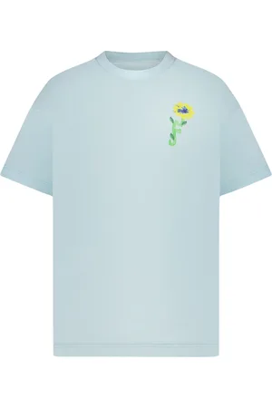 FLÂNEUR Koszulki, Mężczyzna, Niebieski, L, Niebieski Tortuous T-Shirt Rzemiosło Elegancja