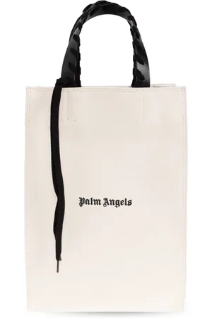 Palm Angels Torebki, Mężczyzna, Beżowy, ONE SIZE, Bawełna, Torba Shopper