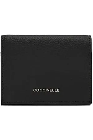 Coccinelle Akcesoria, unisex, Czarny, ONE SIZE, Portfel damski z klapką i zamkiem błyskawicznym