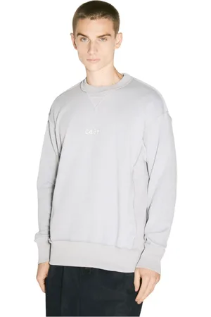 Comme des Garçons Bluzy, Mężczyzna, Szary, S, Bawełna, Koszulka z haftowanym logo