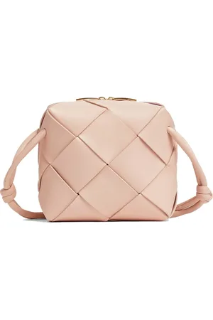 Bottega Veneta Torebki, Kobieta, Różowy, ONE SIZE, Skóra, Mini Torebka Cassette Camera Bag