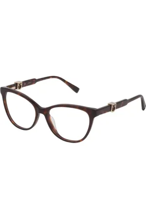 Furla Akcesoria, Kobieta, Czerwony, ONE SIZE, Czerwone okulary z plastikową oprawką
