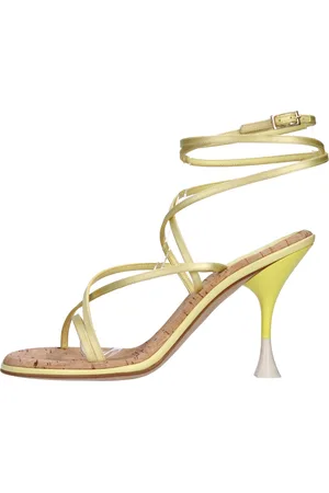3Juin Buty, Kobieta, Żółty, 40 EU, Sandały Żółte
