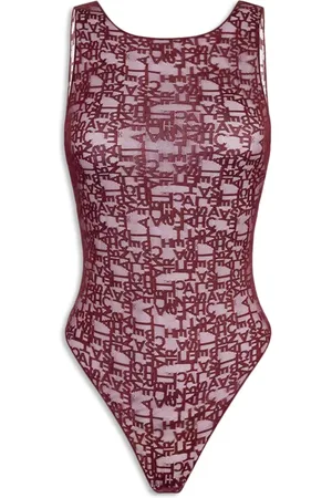 Elisabetta Franchi Koszulki, Kobieta, Czerwony, S, Czerwony top bez rękawów z nadrukiem logo