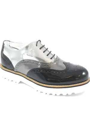 Hogan Buty, Kobieta, Niebieski, 37 EU, Sznurowane botki