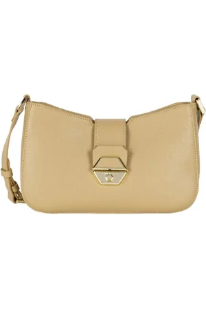 Lancaster Torebki, Kobieta, Beżowy, ONE SIZE, Delphin 527-57 skórzana torba bagietkowa