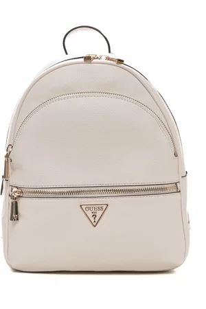 Guess Torebki, Kobieta, Beżowy, ONE SIZE, Stylowy Duży Plecak z Przodkami