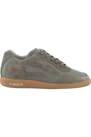 FLÂNEUR Buty, Mężczyzna, Szary, 43 EU, Zamsz, Szary Biegacz z Sznurowadłem zamszowym