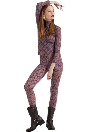 La DoubleJ Spodnie, Kobieta, Wielobarwność, L, Skinny Jersey Leggings
