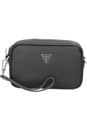 Guess Torebki, Kobieta, Czarny, ONE SIZE, Skóra, Stylowa torba listonoszka z ekoskóry