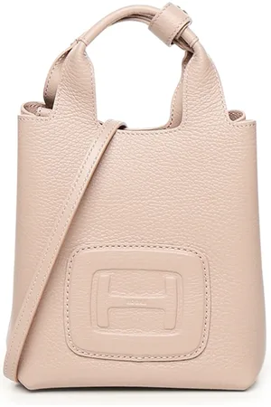 Hogan Torebki, Kobieta, Beżowy, ONE SIZE, Skóra, Mini Torebka Shopping Bag