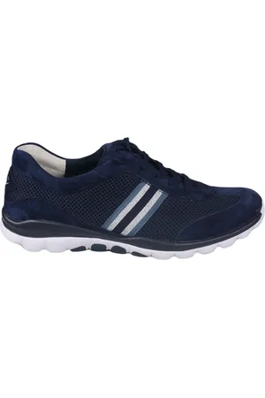 Gabor Buty, Kobieta, Niebieski, 40 1/2 EU, Zamsz, Rolling Walking Sneakers