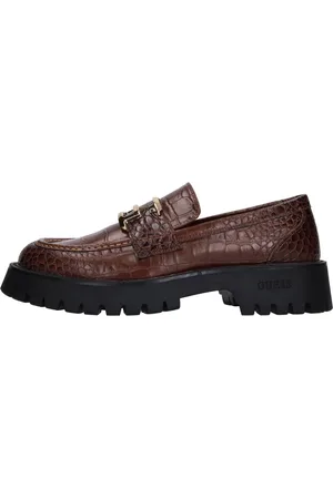 Guess Buty, Mężczyzna, brązowy, 43 EU, Płaskie buty Brązowe