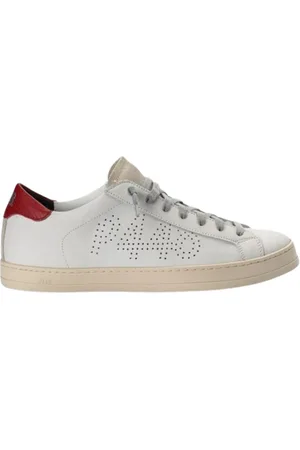 P448 Buty, Mężczyzna, Biały, 40 EU, Skóra, Sportowe sneakersy Red Heel